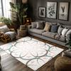 Stylish Modern Area Rug Non Slip Floor Mat Living Room Bedroom Home Decor Carpet Washable Cozy Home Accent
