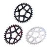 Bike Chainring 32T Round Chainwheel Hollow Aluminium Alloy Single Chain Ring Positive and Negative T