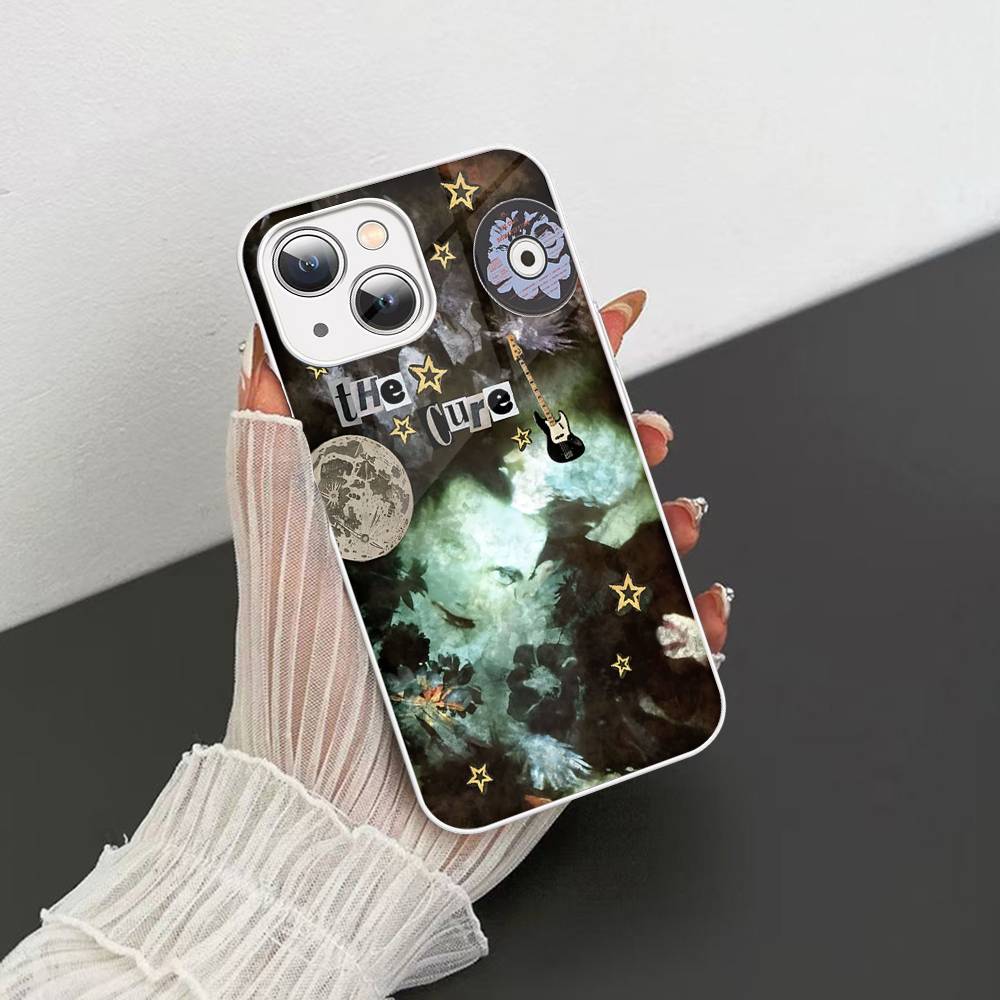 Rock Band THE C-CURE Music For IPhone 14 13 12 Mini 11 Pro XS Max X XR 14 Plus Tempered Glass Cover