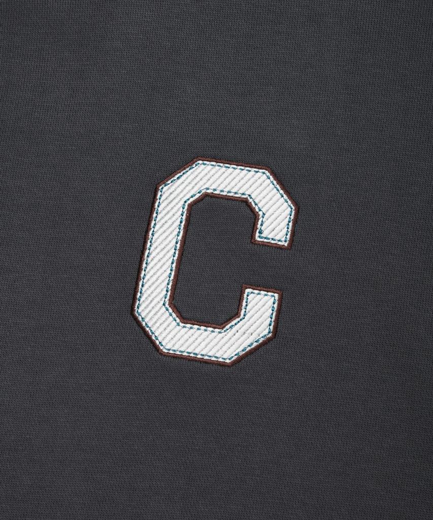 COVERNAT C Logo Half Zip Sweatshirt Charcoal