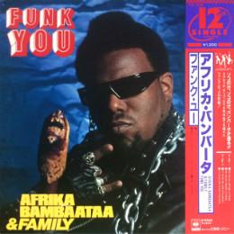 

12inch Record AFRIKA BAMBAATAA - Funk You! 12AP3099 CBS SONY 1985 Japan Rap & Hip-Hop/R&B Used