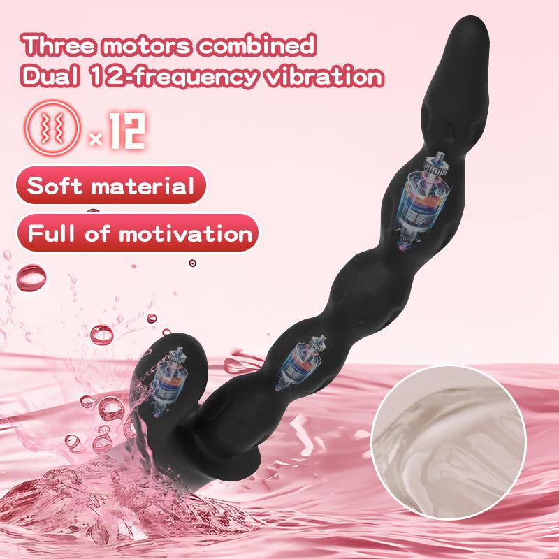 Anal Plug Vibrator Butt Plug Male Prostate Massager Telescopic G Spot Vibrator Stimulator Sex Toys for Women Men Masturbation