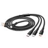 2-in-3 USB Fast Charging Cable Type C Usb Micro For iphone Samsung Huawei Xiaomi Multi Port Multiple Charging Wire