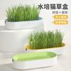 Hydroponic Cat Grass Growing Kit Indoor Planter Box Self-Watering Container with Drainage Tray Suitable for Year-Round Planting and Easy Maintenance