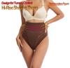Women's High-Waisted Mesh Thong Shapewear with Tummy Control and Butt Lift
