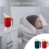 Tazza con Cannuccia Anti-Sversamento 400ml Manico Ergonomico Tazza da Bere Per Anziani Pazienti Allettati Lavabile in Lavastoviglie Acciaio