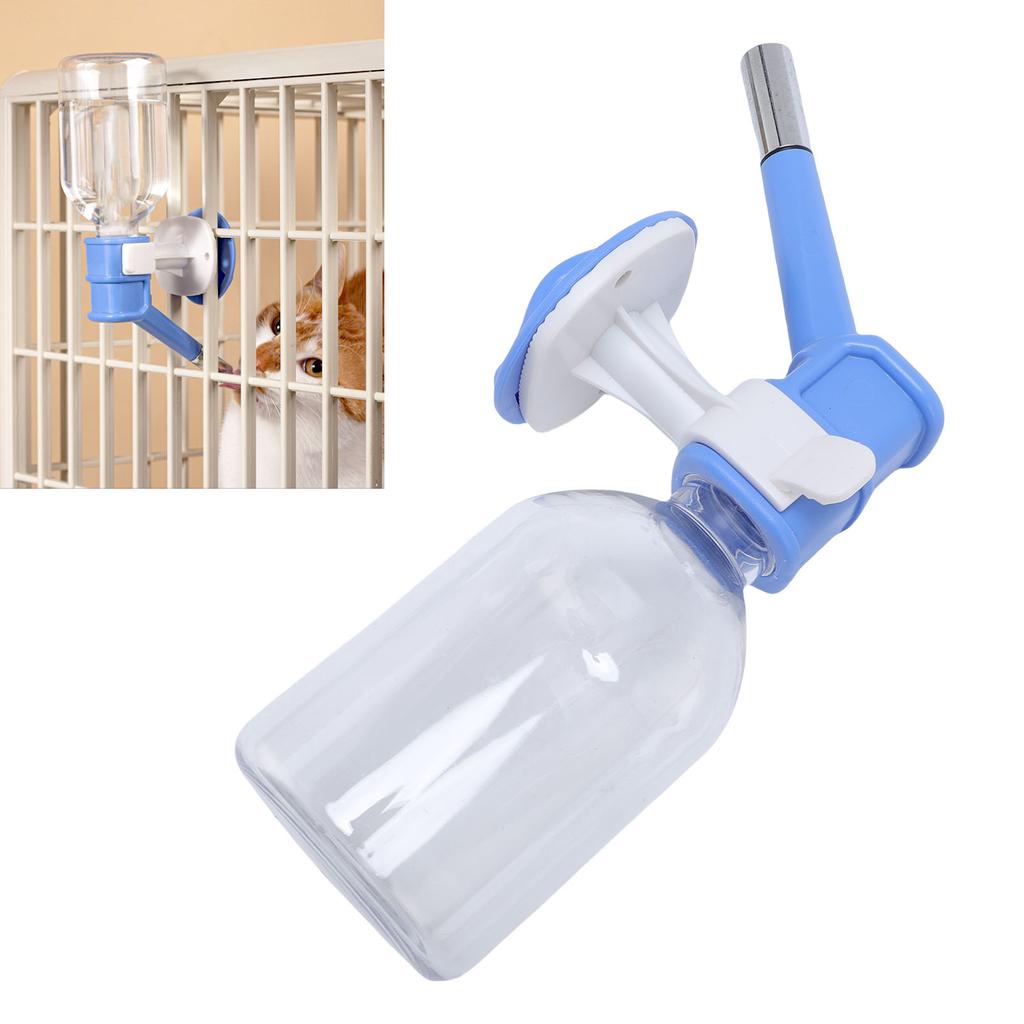 Hanging Dog Water Bottle Large Capacity Rolling Bead Design Cage Crate Hanging Water Dispenser for Puppy Cat