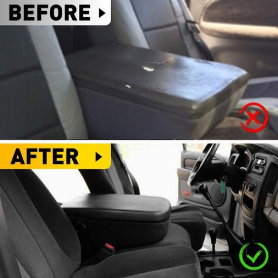 For Dodge Ram 1994-2001 -19"x15" Lid only Leather Lid Console Armrest EOOH