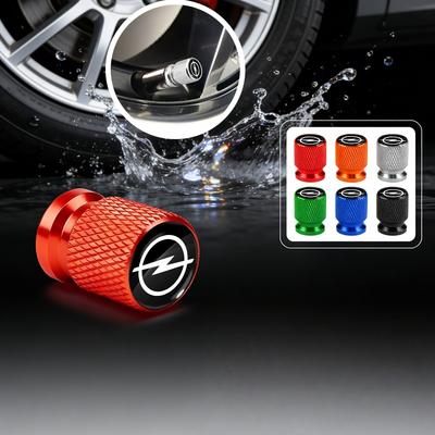 4pcs Car Tire Valve Stems Cap Aluminum Tyre Wheel Stem Air Valve Cover Airdust For Insignia Astra Antara Meriva Zafira H G