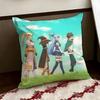 Anime IIsekai QQuartet Cushion Cover Reversible Soft Durable Pillow Cover Home  Car MultiScene Use for Daily Comfort