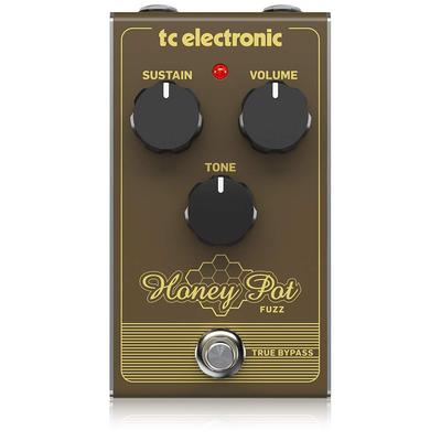 Tc Electronic Analog Fuzz Pedal Wide Gain Range Analog Circuit Design True Bypass HONEY POT FUZZ