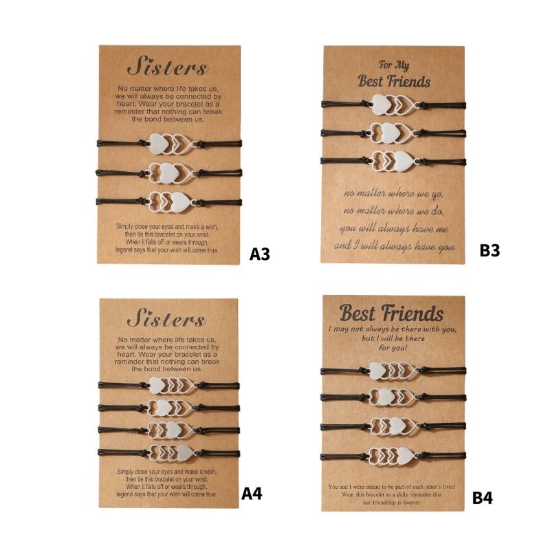 1 Set Handgefertigte Geflochtene Armbänder Seilarmbänder Baumwollfaden Verstellbarer Handgelenkschmuck Geeignet für Verschiedene Anlässe