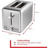 Toaster Solis Typ 8002 Steel (92012)