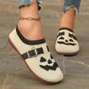 Autumn new women's shoes Halloween pumpkin casual cloth shoes lightweight breathable versatile single shoes wholesale