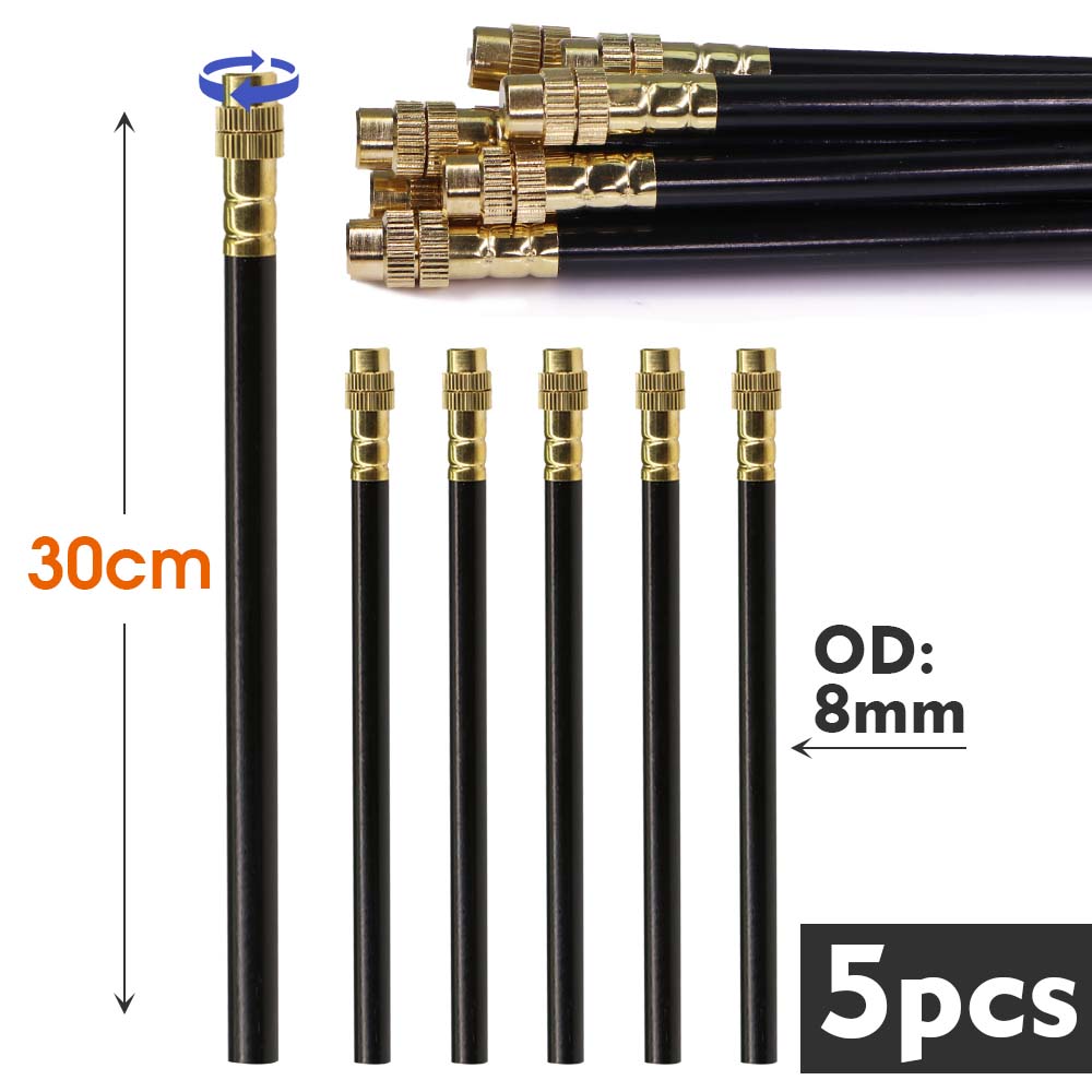 3-way 20/30/50cm Misting Nozzle 360° Bend Atomizer Sprayer Slip Lock Quick Connect 3/8" 9/12mm Garden Irrigation Cooling System