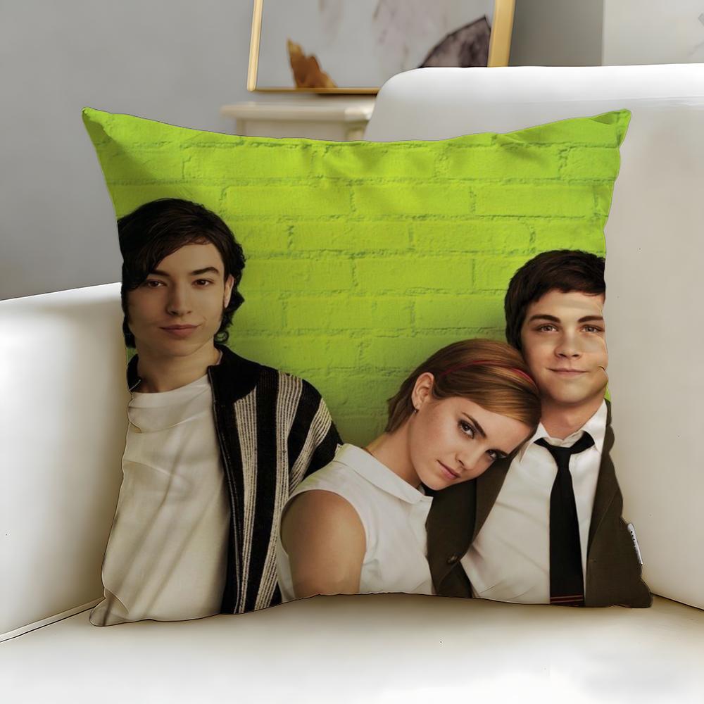 Hot Tthe Perks of Being a Wallflowered Cushion Cover Soft EasyWash Pillow Case Versatile for Couch Bed Travel and Office