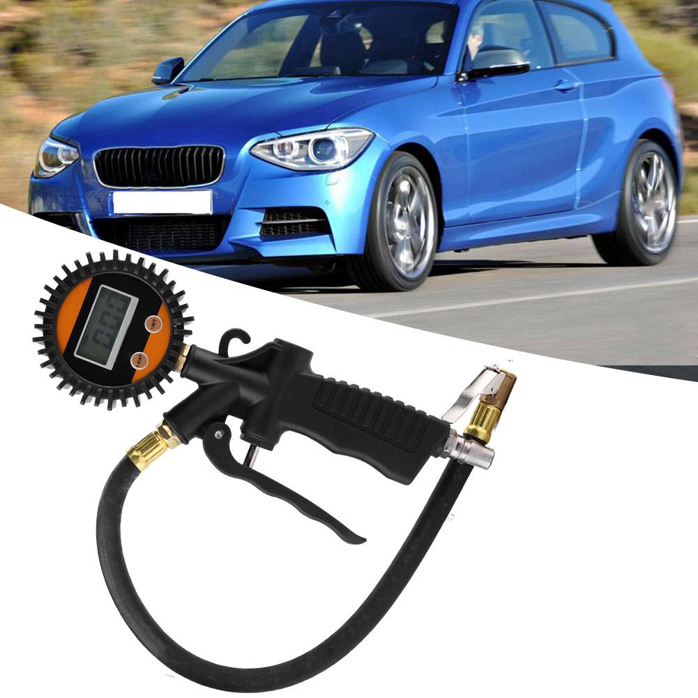 Universal Car Motorcycle Digital Tire Inflator Pump Gun Tyre Pressure Gauge Air Inflation