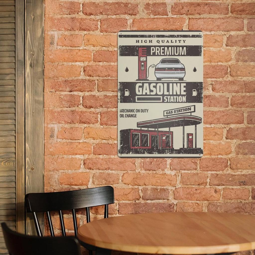 1 Pack Distressed Metal Sign with Rusted Antique Appearance for Bars Home Walls, Sizing Options 20x30cm or 30x40cm
