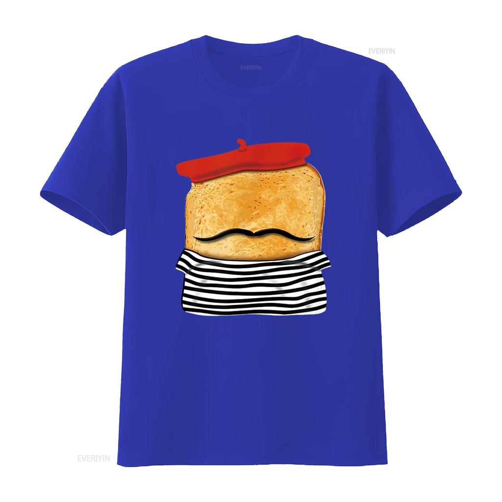 Womens French Toasted Bread T Shirt Funny Pun Easy Halloween Costume vintage Washed designer clothes streetwear Casual