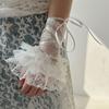 Lace Wrist Cuffs For Shirt Sweater Balletcore Elaborate False Sleeve Ornament Lace Brim Sleeves False Wrist Cuffs