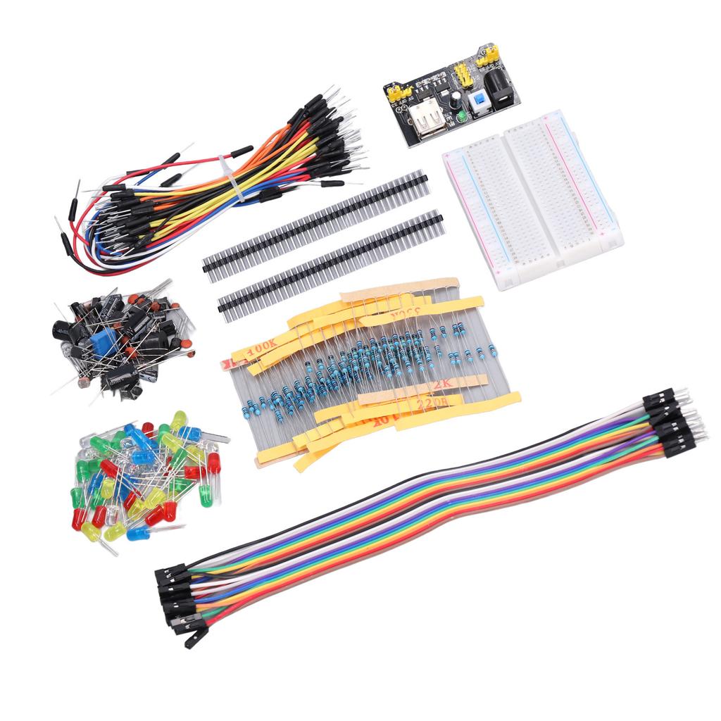 Elektronikbauteileset Sortiment Steckplatine Kondensator Widerstand für Raspberry Pi