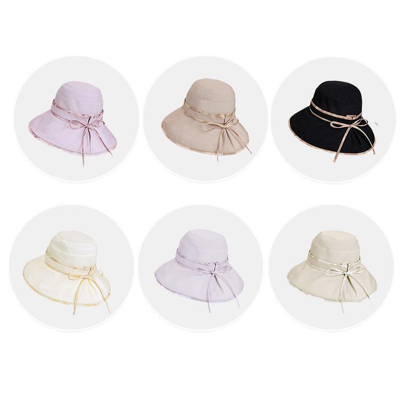 Spring Summer Outdoor Sun Hat Women's Big-Brimmed Fisherman Hat for Travel and Holiday Sun Hat