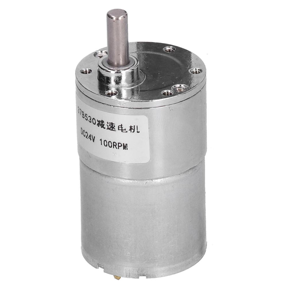 DC Getriebemotor Drehzahlreduzierung Automatisierte Ausrüstung Industriebedarf 24V 100 U/min 37B530