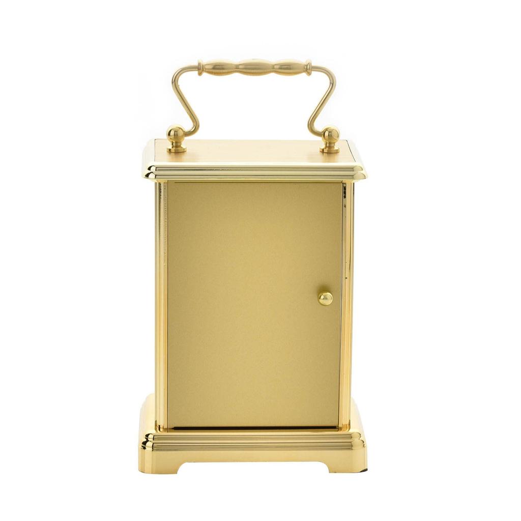 Wm.Widdop Carriage Clock - 2 tone gilt dial
