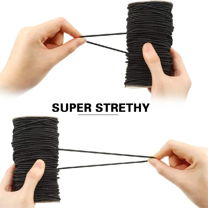 Elastic Rope Rubber Belt Bungee Cords Strong Rubber Band Sewing Garment Craft for DIY Sewing Accessorie