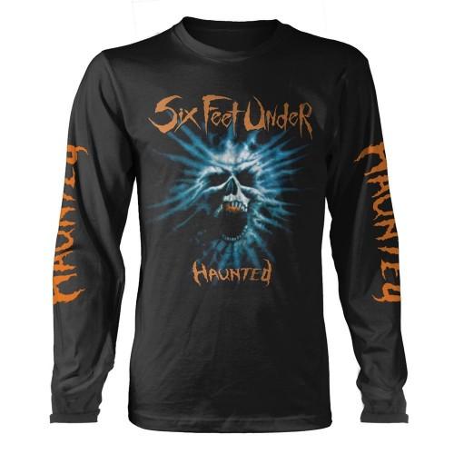 Six Feet Under Unisex Adult Haunted Long-Sleeved T-Shirt
