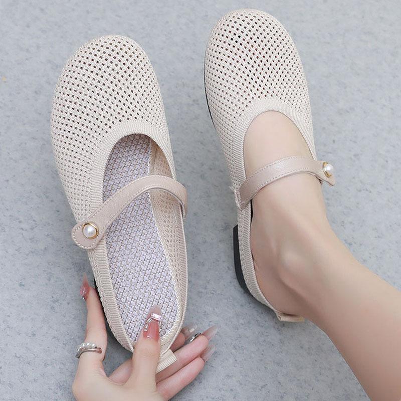 

2024 обувь на плоской подошве, летние женские мокасины, дышащая мягкая подошва, удобная обувь без шнуровки