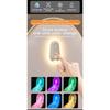 RGB Color Changing Toilet Lid Sanitizer Automatic UV Sterilization Toilet Sensor Light  Travel