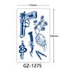 Herbal Tattoo Stickers, Juice Tattoo Stickers, Semi-Permanent English Letter Tattoo Stickers Tattoo