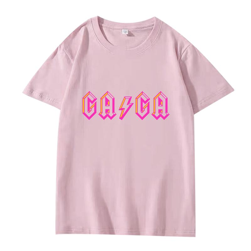 LADY GAGA Graphic T Shirt 2025 New Men ’s Women Oversized 100% Cotton Streetwear Fashion Short Sleeve Summer Print Unisex Tops
