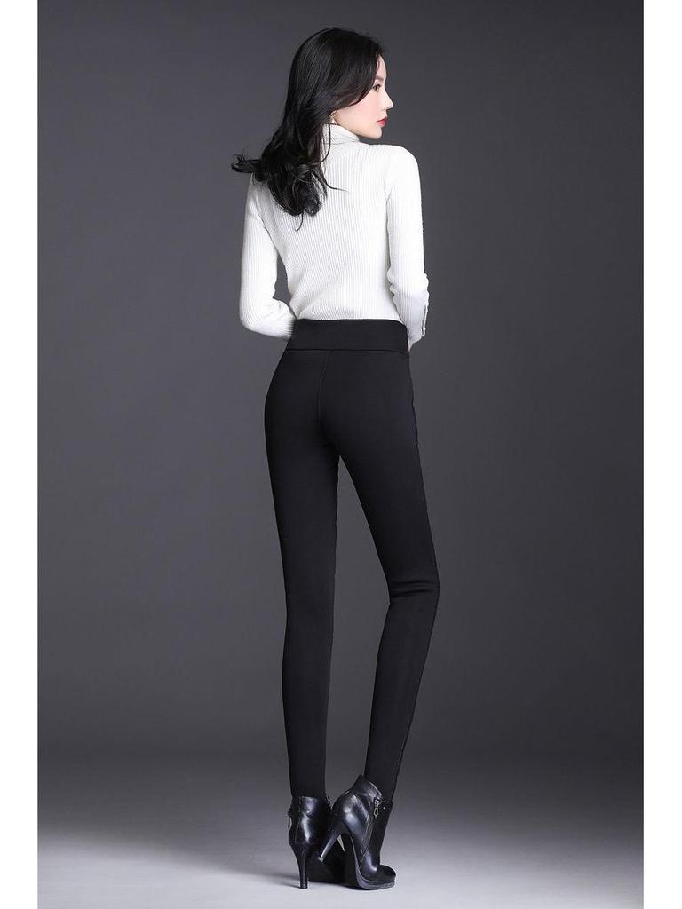 Women's High Waist Plus Size Fleece-Lined Winter Leggings