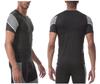 Men's Quick-Dry Marathon Running Suit: Tight-Fit Sports Short Sleeve T-Shirt
