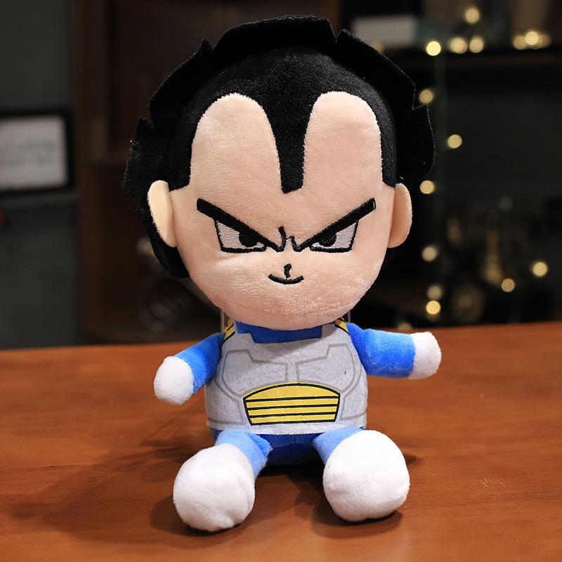 20Cm Dragon Ball Japan Anime Plush Toys Super Saiyan Goku Vegeta Picollo Trunks Gohan Cartoon Figure Stuffed Dolls Child Gifts