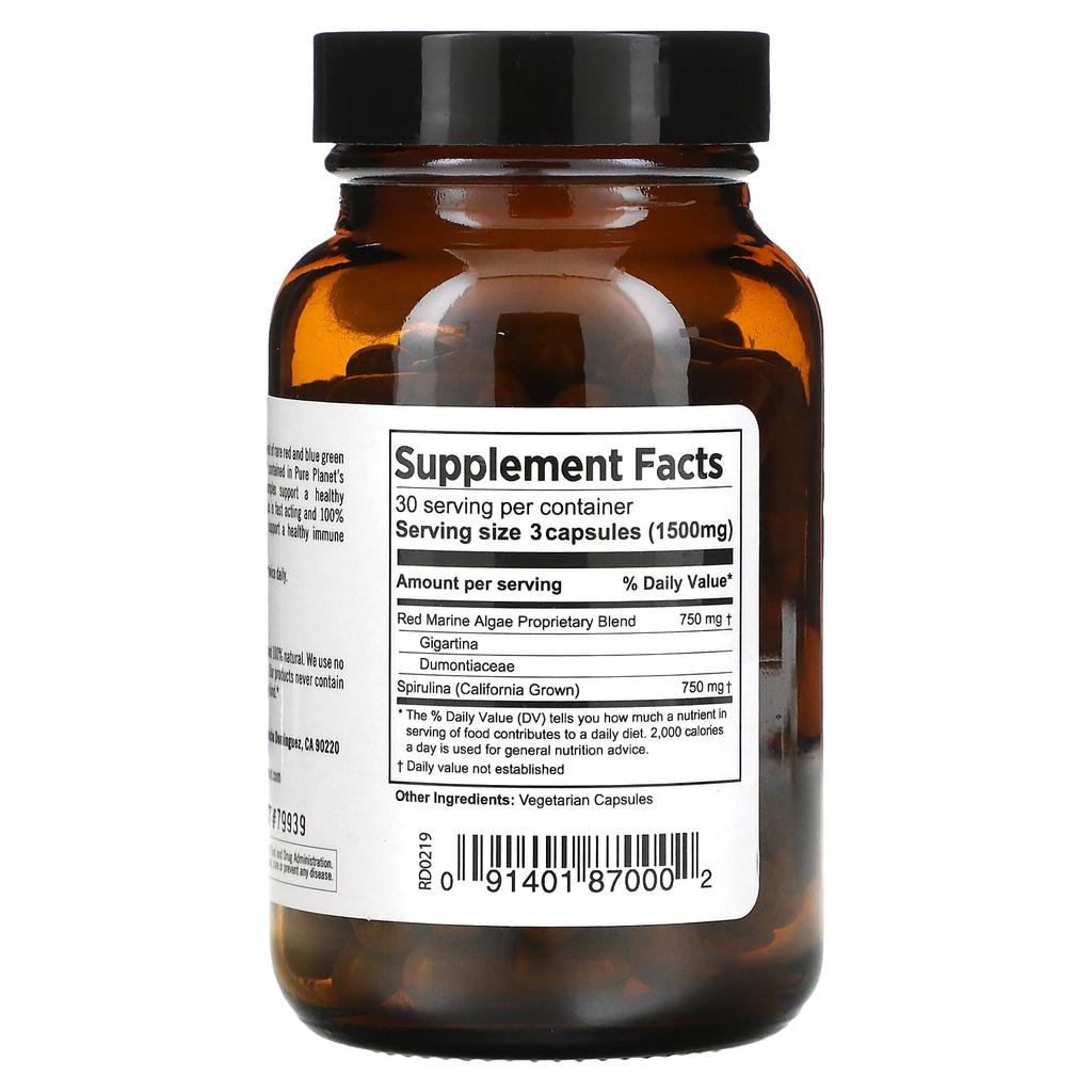 Red Marine Algi Plus, Veggie Capsules 90