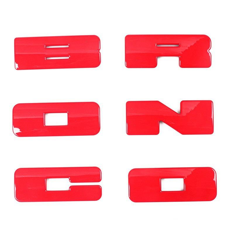 3D BRONCO Letter Grille Cover Emblem
