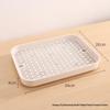 Double Layer Drain Tea Tray - Light Luxury Tea Set with Cup Holder for Living Room