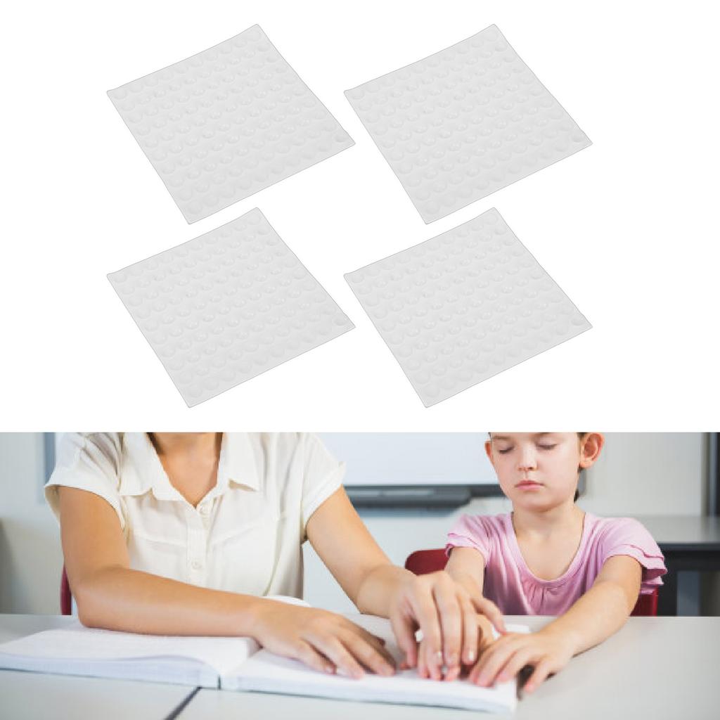 400pcs Tactile Dot Sticker Set Silicone Braille Stickers   Dots for Visually Impaired 6mm Diameter