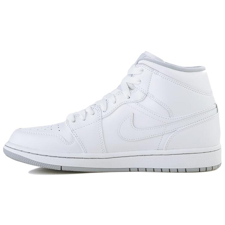 

Новые JORDAN 1 Mid Белый Серый волк 2016 554724-112 45