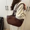 Retro Frosted Women Tote Bag Messenger Bag Handbag Brand Luxury Dumpling Bag Trendy Shoulder Bag New Two-in-e Commuter Bag