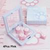 1/4Pcs Lovely Cat Claw Keycaps Cross Axis Key Cap Pink White Cartoon DIY Decoration For Mechanical Keyboard Arrow Keys