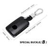 New Abs Carbon Fiber Car Key Cover Case For Mazda 3 Alexa Cx-30 Cx30 Cx5 Cx 5 Cx-5 Cx8 Cx9 Cx4   Auto Accessories