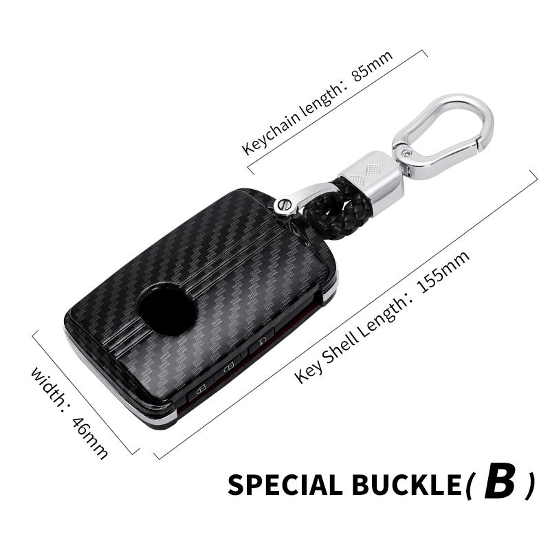 New Abs Carbon Fiber Car Key Cover Case For Mazda 3 Alexa Cx-30 Cx30 Cx5 Cx 5 Cx-5 Cx8 Cx9 Cx4   Auto Accessories