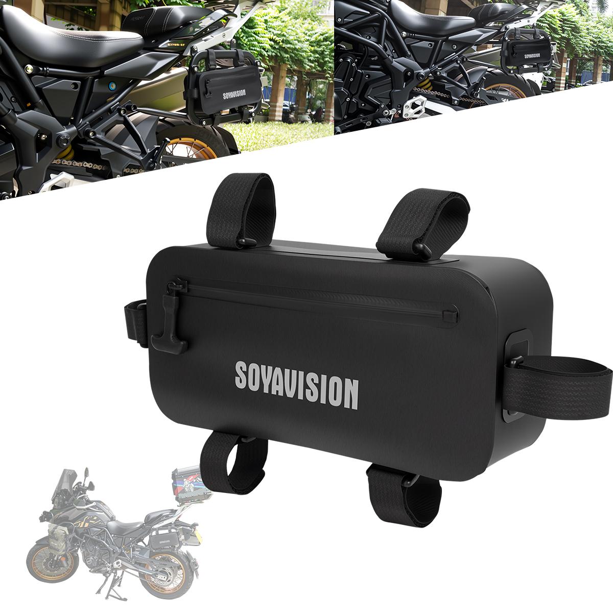 

2.5L Motorcycle Side Tool Bag Waterproof Motorbike Frame Package Hanging Bag Universal Tool Bag For Harley BMW Yamaha Honda