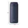 THERMO MUG ALLDAY Stainless Steel Thermo Mug, 360ml, Navy, Double-walled Vacuum-Resistant, AL21-36A