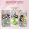 DIY simulation bouquet art gift, children's puzzle handmade bouquet embossing machine toy parent-child interaction birthday gift