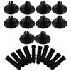 10Pcs Car Cover Plate Fixing Clips Trim & Body Panel Clips For Q3 Q5 Q7 A4 A5 A8 4D0807300 Black Panel Clips Car Accessories